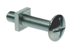 M6x180 Roofing Bolt & Nut - Zinc Plated