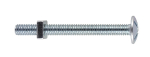 M10x40 Roofing Bolt & Nut - Zinc Plated