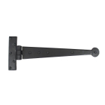 From The Anvil 33989 Black 12" Penny End T Hinge (Pair)