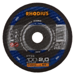 Rhodius FT33 Metal Cut Flat Disc - 100 X 2 X 16mm