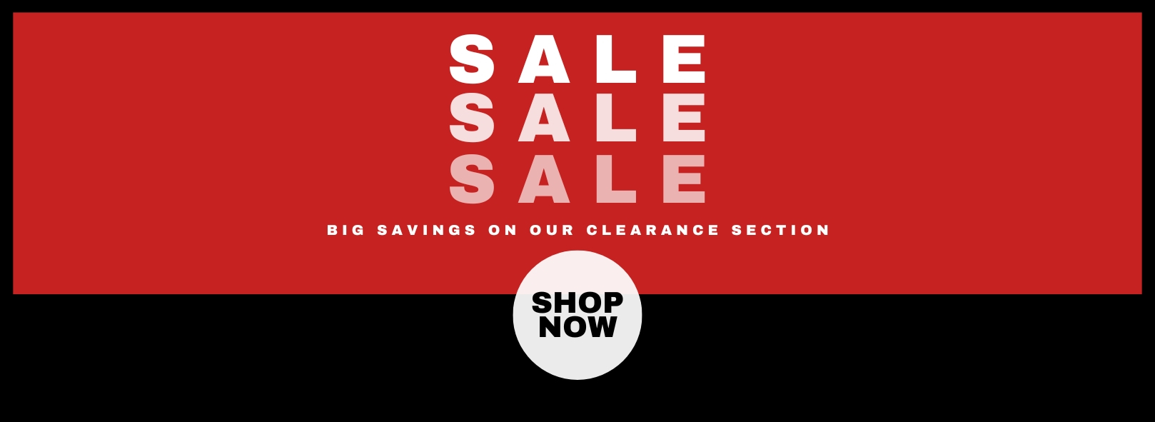 Sixth Advert - Clearance