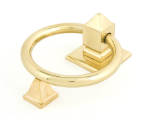 Anvil 83836 Polished Brass Ring Door Knocker