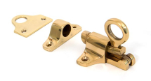 Anvil 90267 Lacquered Brass Fanlight Catch + 2 Keeps