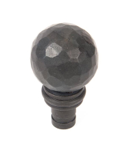 Anvil 33398 Beeswax Hammered Ball Curtain Finial (Pair)