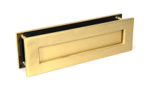 Anvil 51308 Satin Brass Traditional Letterbox