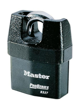 Master Lock 6327 Contractor 67mm High Security Shrouded Padlock Master Lock 6327 Contractor 67mm High Security Shrouded Padlock