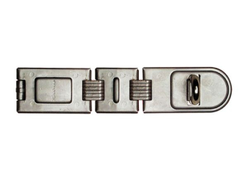 Master Lock Hardened Steel Double Hinged Hasp - 200mm Master Lock Hardened Steel Double Hinged Hasp - 200mm