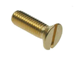 Brass Slotted Countersunk Machine Screws