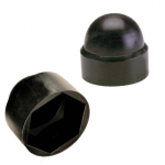 Black Bolt & Nut Cap