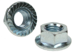 Zinc Plated Serrated Flange Nut