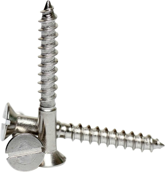 Slotted Countersunk Head Woodscrew - A2 Stainless Steel Slotted Countersunk Head Woodscrew - A2 Stainless Steel