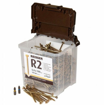 Reisser R2 Countersunk Woodscrews - Tubs Reisser R2 Countersunk Woodscrews - Tubs