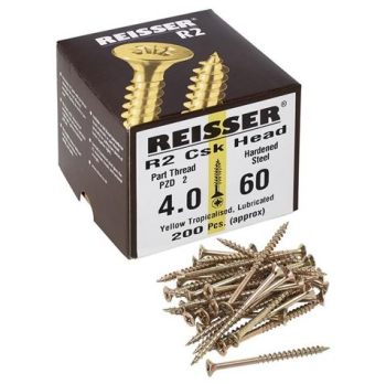 Reisser R2 Countersunk Woodscrews - Boxes Reisser R2 Countersunk Woodscrews - Boxes