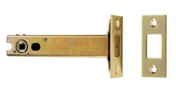Eurospec Easy-T Tubular Dead Bolt - Electro Brass/Satin Stainless Steel Eurospec Easy-T Tubular Dead Bolt - Electro Brass/Satin Stainless Steel