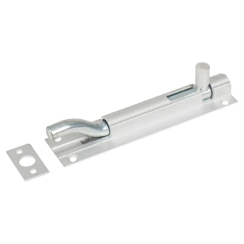 Necked Barrel Bolt - Satin Anodised Aluminium Necked Barrel Bolt - Satin Anodised Aluminium