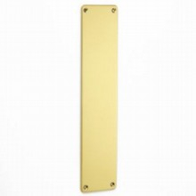 Polished Brass Finger Plate With Radius Corners