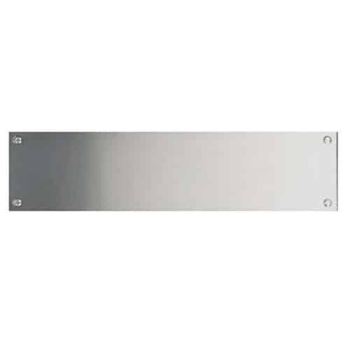 Polished Stainless Steel Finger Plate With Countersunk Holes Polished Stainless Steel Finger Plate With Countersunk Holes