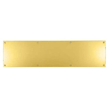 Polished Brass Finger Plates With Countersunk Holes