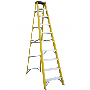 Professional Fibreglass Step Ladders (Available in 4 - 10 Tread)