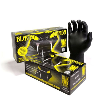 Black Mamba Tough Disposable Nitrile Gloves (Box of 100)