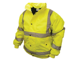 Hi-Vis Yellow Bomber Jacket