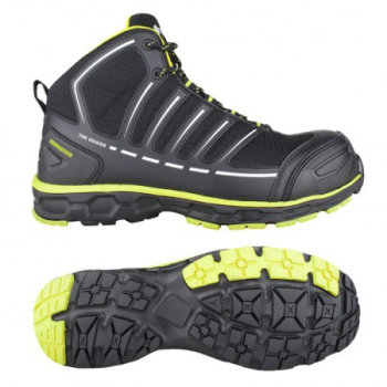 Snickers Safety Jumper Boots (Black & Yellow)