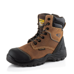 Buckbootz BSH008 Brown Waterproof Safety Boots