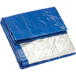 Blue & Silver Tarpaulin Sheets