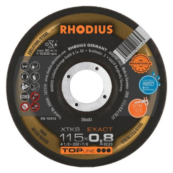 Rhodius XTK8 Extra Thin Depressed Centre Disc