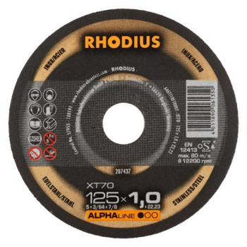 Rhodius XT70 Cutting Disc (Tin Of 10) Rhodius XT70 Cutting Disc (Tin Of 10)