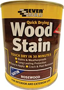 Everbuild Quick Drying Wood Stain - 750ml (Various Colours Available)