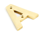 Anvil 83801 Polished Brass Letters