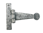 Anvil Pewter Penny End T Hinge (Pair)