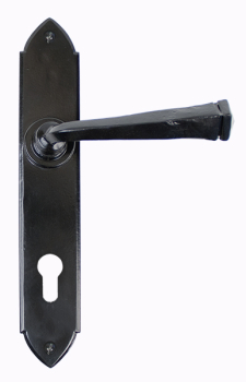 Anvil 33273 Black Gothic Lever Espag Lock Set