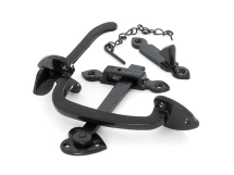 Anvil 33321 Black Cast Thumblatch Set With Chain