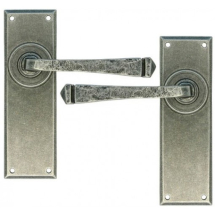 From The Anvil 33701 Pewter Avon Lever Latch Set From The Anvil 33701 Pewter Avon Lever Latch Set