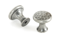 Anvil 33705 Pewter Hammered Cabinet Knob - Small