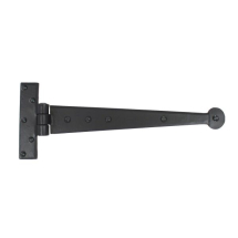 From The Anvil 33989 Black 12inch Penny End T Hinge (Pair)