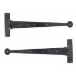 Anvil 33990 Black 15" Penny End T Hinge (Pair)