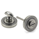 Anvil 45751 Pewter Round Thumbturn Set (Plain)