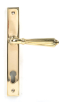 Anvil 46547 Polished Brass Hinton Slimline Lever Espag. Lock Set