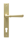 Anvil 50851 Satin Brass Newbury Slimline Lever Espag. Lock Set