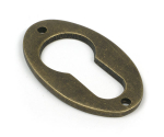 Anvil 52457 Burnished Brass Oval Euro Escutcheon