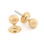 Anvil 83630 Polished Brass Ball Mortice Knob Set