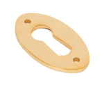 Anvil 83812 Polished Brass Oval Escutcheon