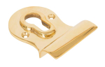 Anvil 83827 Polished Brass Euro Door Pull (Face Fixed)