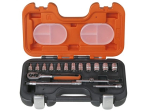 Bahco S160 1/4" Drive Socket Set (16 Piece)