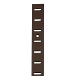7470 Flat Bookcase Strip - Mild Steel, Bronze Powder Coat