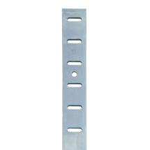 7470 Flat Bookcase Strip - Zinc Plated