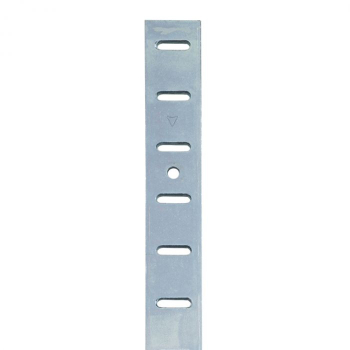7470 Flat Bookcase Strip - Zinc Plated